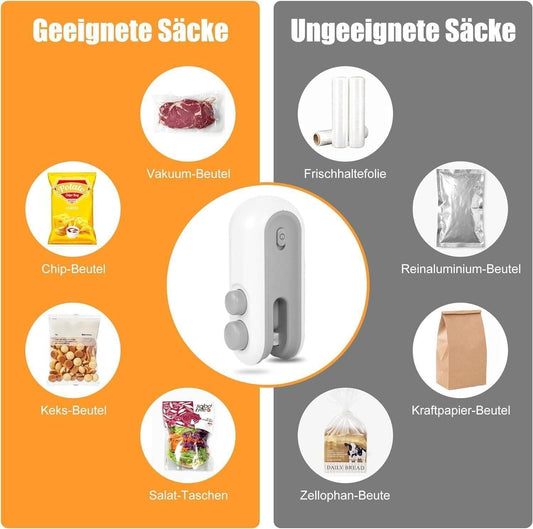 Portable USB Mini Bag Sealer & Cutter – Magnetic 2-in-1 Kitchen Gadget