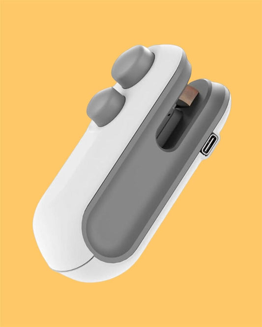 Portable USB Mini Bag Sealer & Cutter – Magnetic 2-in-1 Kitchen Gadget