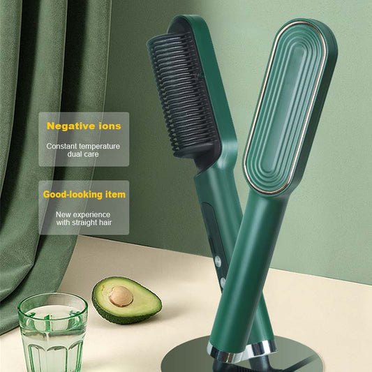 45W Professional Ceramic Hair Straightening Comb – Model FH909 | High-Speed Styling for Medium to Long Hair